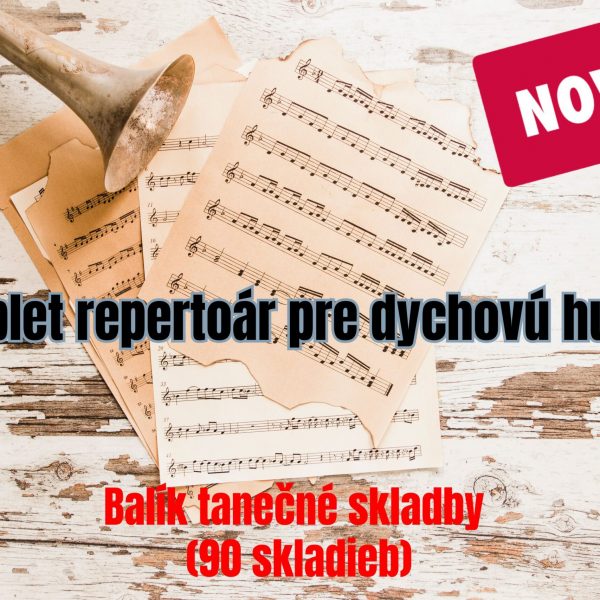 Balik notoveho materialu pre dychovu hudbe - tanecne skladby